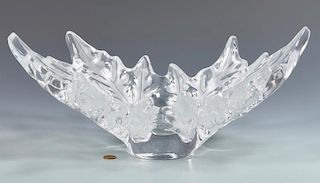 Large Lalique Glass Fern Center Bowl
