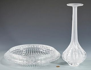 Lalique Vase & Marguerite Bowl
