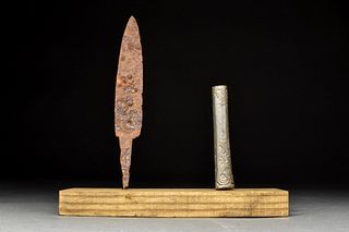 SARMATION IRON KNIFE WITH ELABORATE HANDLE