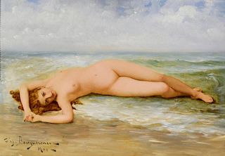 O/C Nude, Manner of Bouguereau