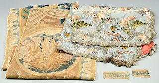 5 Early Tapestry Items, including Coptic