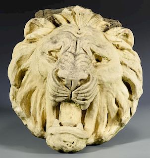 Terra Cotta Lion Head from Hermitage Hotel