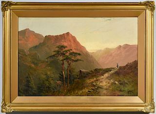 Francis E Jamieson Oil on Canvas Landscape
