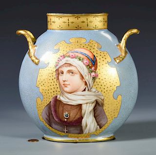 Continental Portrait Vase
