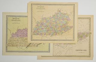 3 TN and KY maps inc. Bradford, Greenleaf, Illman