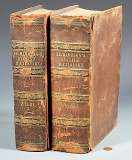 Richardson's Dictionary, 1839, 2 vols.