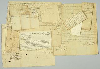 Group of assorted TN land indentures