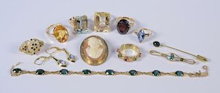Group of Vintage Jewelry, 12 items
