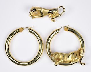 Charles Garnier 18K Panther Jewelry