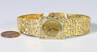 14K Geneve Diamond Wristwatch