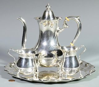 Towle 3 Pc. Sterling Coffee Service w/ Undertray