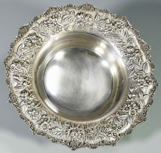 S. Kirk & Son Sterling Repousse Fruit Bowl