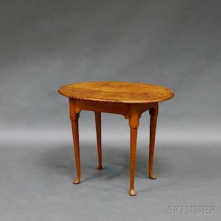 Queen Anne Cherry Oval-top Tea Table