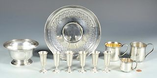 11 pcs Sterling Silver Table Holloware