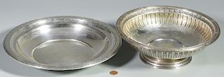 2 Sterling Silver Bowls, Gorham and Towle