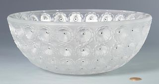 Rene Lalique Nemours Coupe Glass Bowl