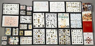 Extensive Button Collection w/ Books