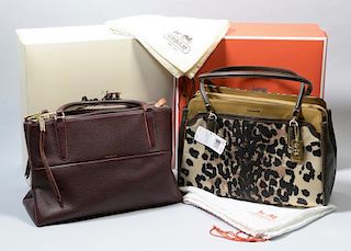 2 Coach Purses, incl. One New With Tag
