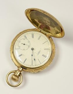 14K Elgin Hunting Case Watch, dated 1883