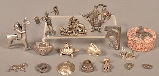 Group of Sterling and Silver-plated Items.