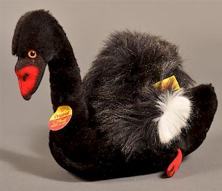 Steiff Black Swan Stuffed Toy