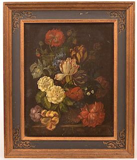 Floral Still Life Painting Signed "Gabriel"