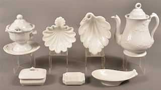Seven Various Pieces of White Ironstone China.