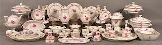 Herend Chinese Bouquet 130 Piece Dinner Service