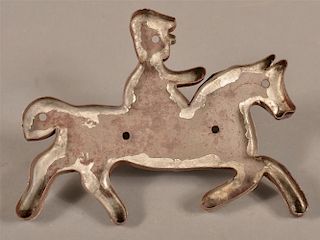 PA Horse and Rider Tin Cookie Cutter Cutter.