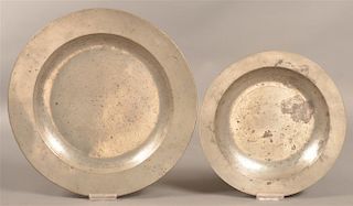Two Early 19th Century Pewter Pieces.