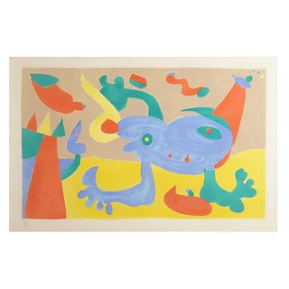 Joan Miro (1893 - 1983) Ubu Roi Lithograph