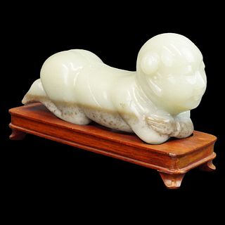 Chinese Celadon Jade Figurine