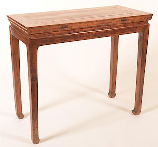 Chinese 19th Century Elmwood Altar Table.