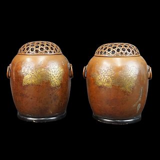 Pair of Hand Warmers / Incense Burners
