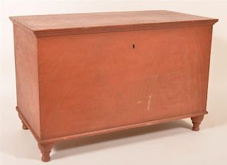 PA Softwood Grain Paint Blanket Chest.