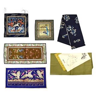 Chinese Silk Embroidered Items