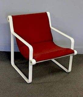 Midcentury Knoll Enameled Steel Chair.
