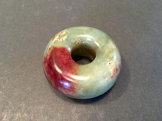 OLD Large Chinese Jade or soapstone ring.