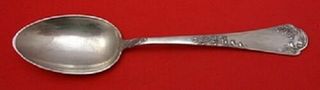 German 800 Silver Art Nouveau Sterling Place Soup Spoon European Size 8 1/2"