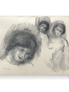 Pierre-Auguste Renoir"La Pierre Aux Trios Croquis"