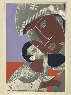 Romare Bearden '1972 Mother and Child