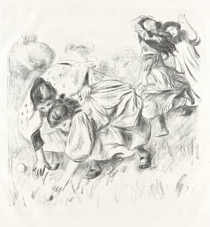 Pierre-Auguste Renoir "Enfants Jouant A'la Balle"