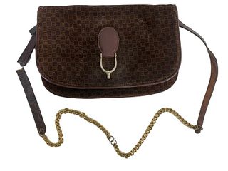 Gucci Suede Chain Shoulder Bag