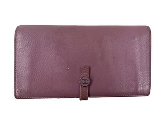Chanel Caviar Purple wallet