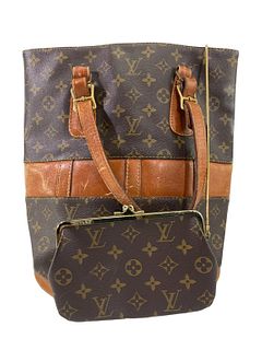 Louis Vuittion Bucket Bag with Small Wallet