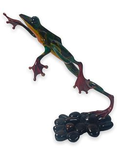 Tim Cotterill "Leap Frog" Bronze Sculpture