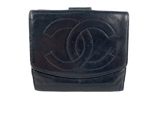 Chanel Black Lambskin Wallet