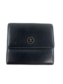 Chanel Caviar Skin Folding Wallet