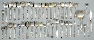 Assorted World Silver Flatware, 43 items