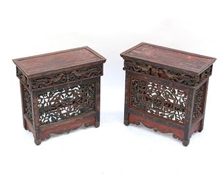 Pair of Chinese Provincial Stands
